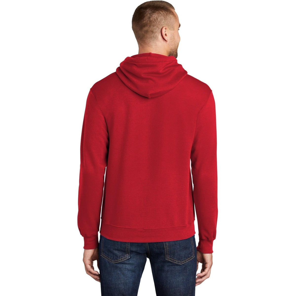 no-logo Port & Company Tall Core Fleece Pullover Hooded Sweatshirt-Regular-Port & Company-Thread Logic