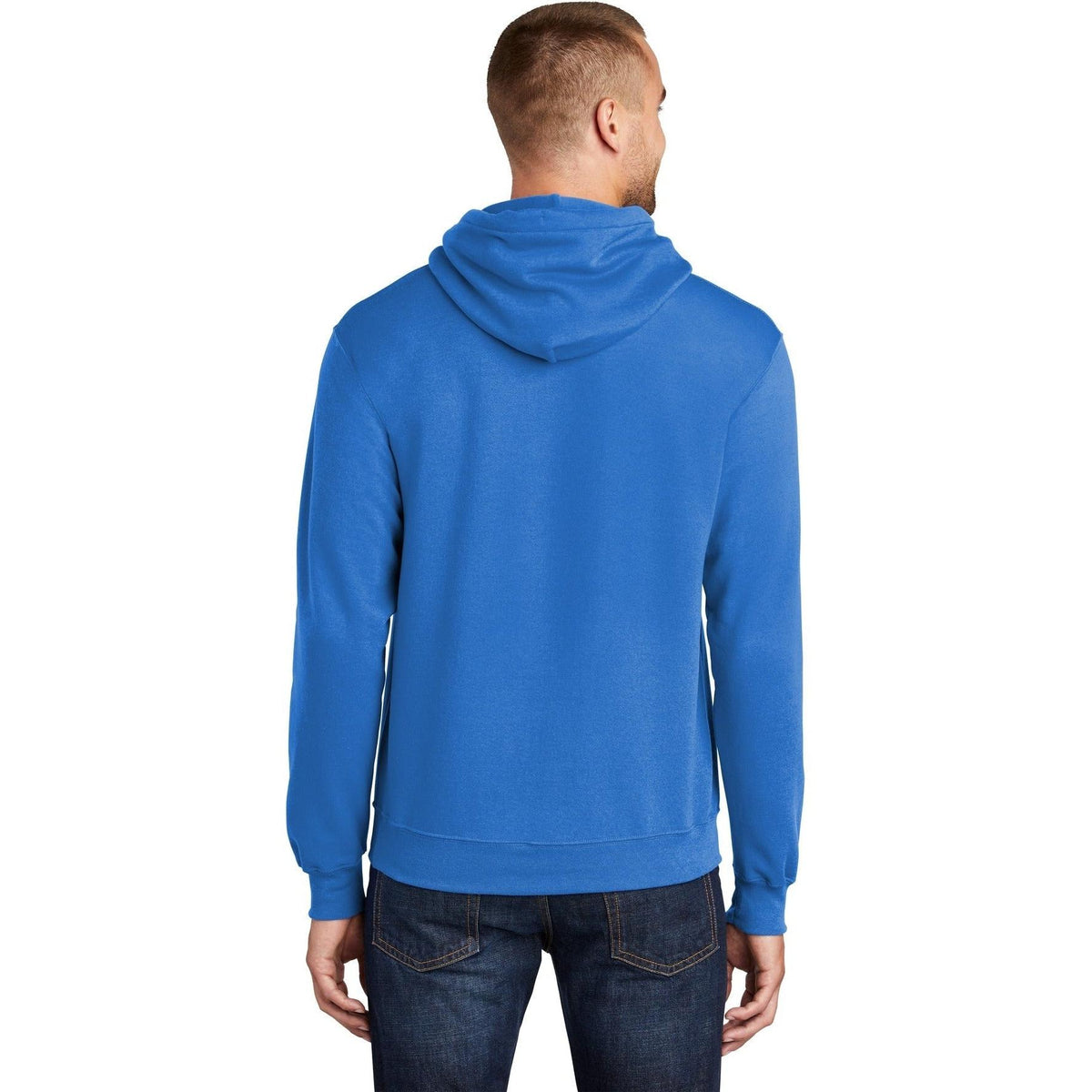 no-logo Port & Company Tall Core Fleece Pullover Hooded Sweatshirt-Regular-Port & Company-Thread Logic