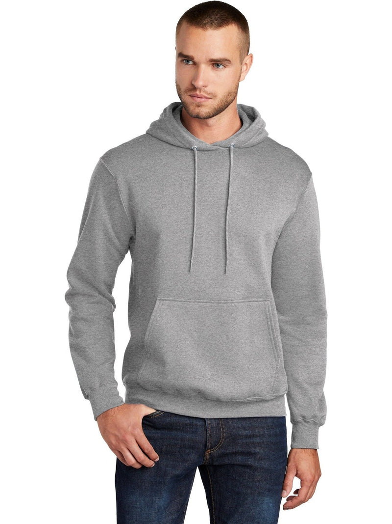 no-logo Port & Company Tall Core Fleece Pullover Hooded Sweatshirt-Regular-Port & Company-Thread Logic