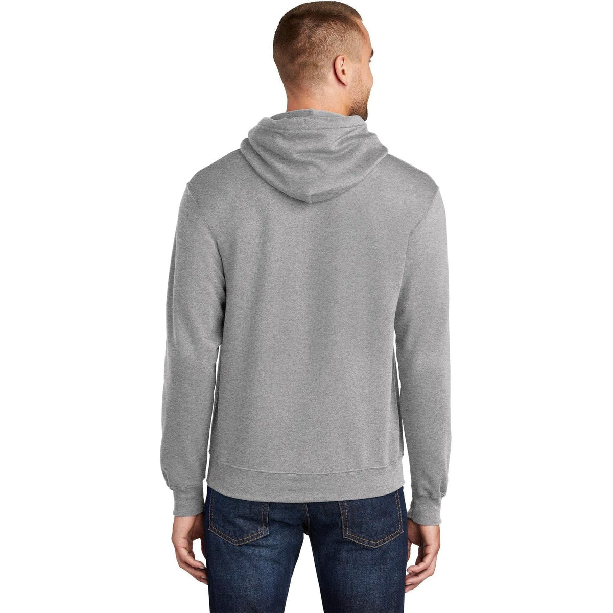 no-logo Port & Company Tall Core Fleece Pullover Hooded Sweatshirt-Regular-Port & Company-Thread Logic