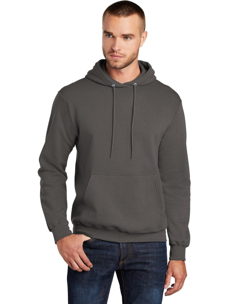 no-logo Port & Company Tall Core Fleece Pullover Hooded Sweatshirt-Regular-Port & Company-Thread Logic