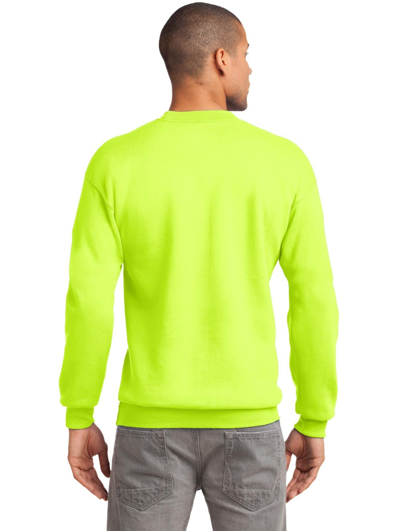 no-logo Port & Company Tall Essential Fleece Crewneck Sweatshirt-Regular-Port & Company-Thread Logic
