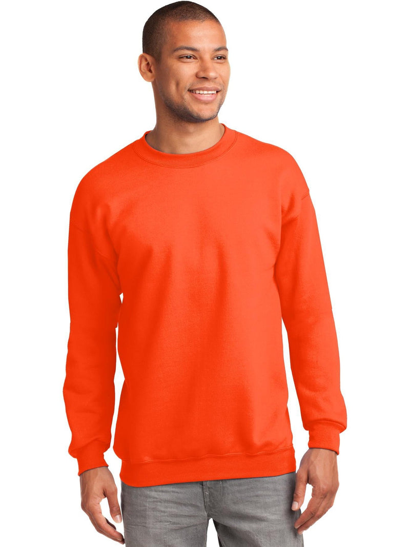 no-logo Port & Company Tall Essential Fleece Crewneck Sweatshirt-Regular-Port & Company-Thread Logic