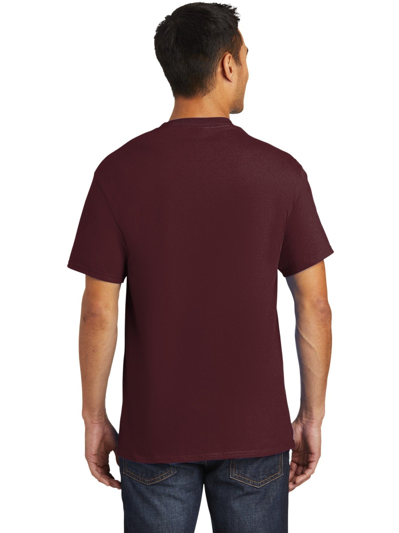 no-logo Port & Company Tall Essential Pocket Tee-Regular-Port & Company-Thread Logic