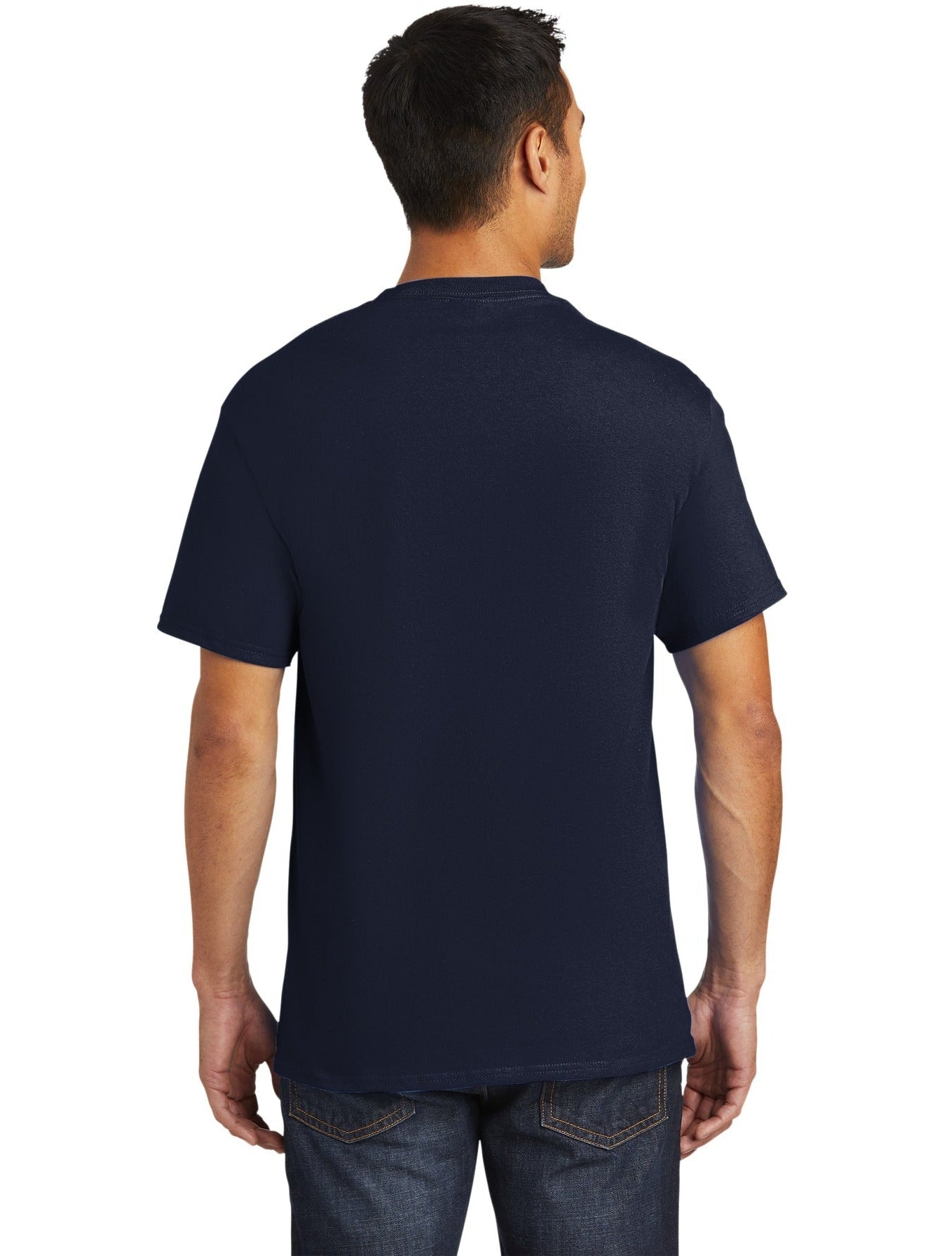 no-logo Port & Company Tall Essential Pocket Tee-Regular-Port & Company-Thread Logic