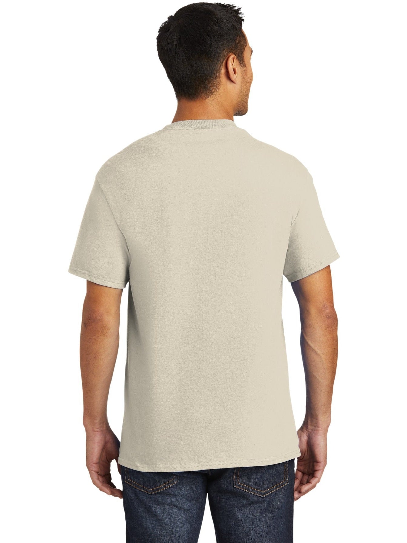 no-logo Port & Company Tall Essential Pocket Tee-Regular-Port & Company-Thread Logic