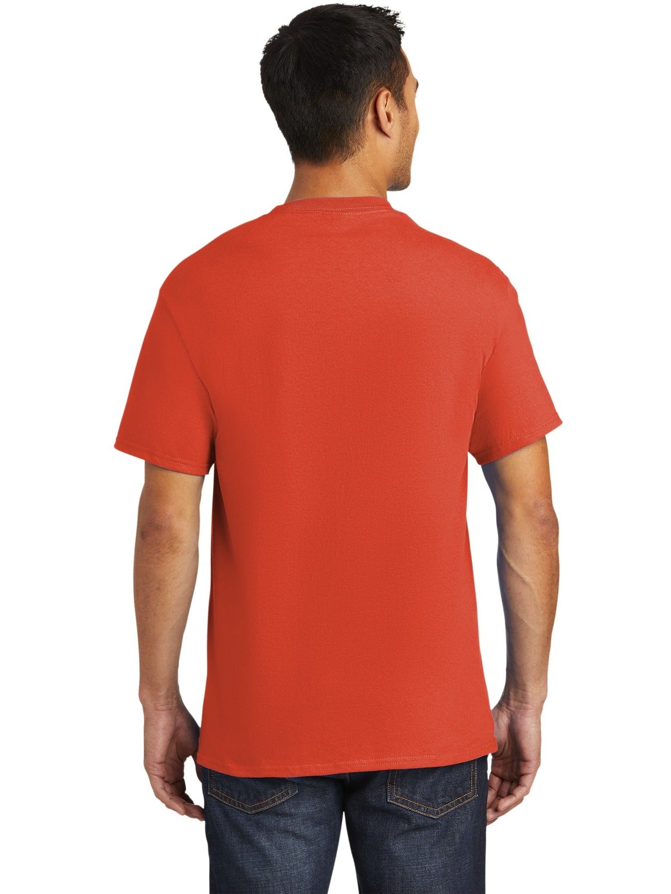 no-logo Port & Company Tall Essential Pocket Tee-Regular-Port & Company-Thread Logic