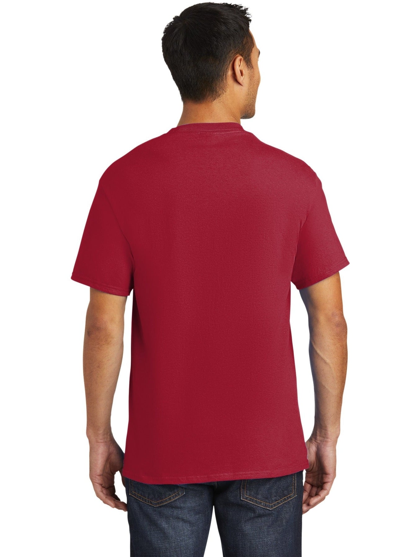 no-logo Port & Company Tall Essential Pocket Tee-Regular-Port & Company-Thread Logic