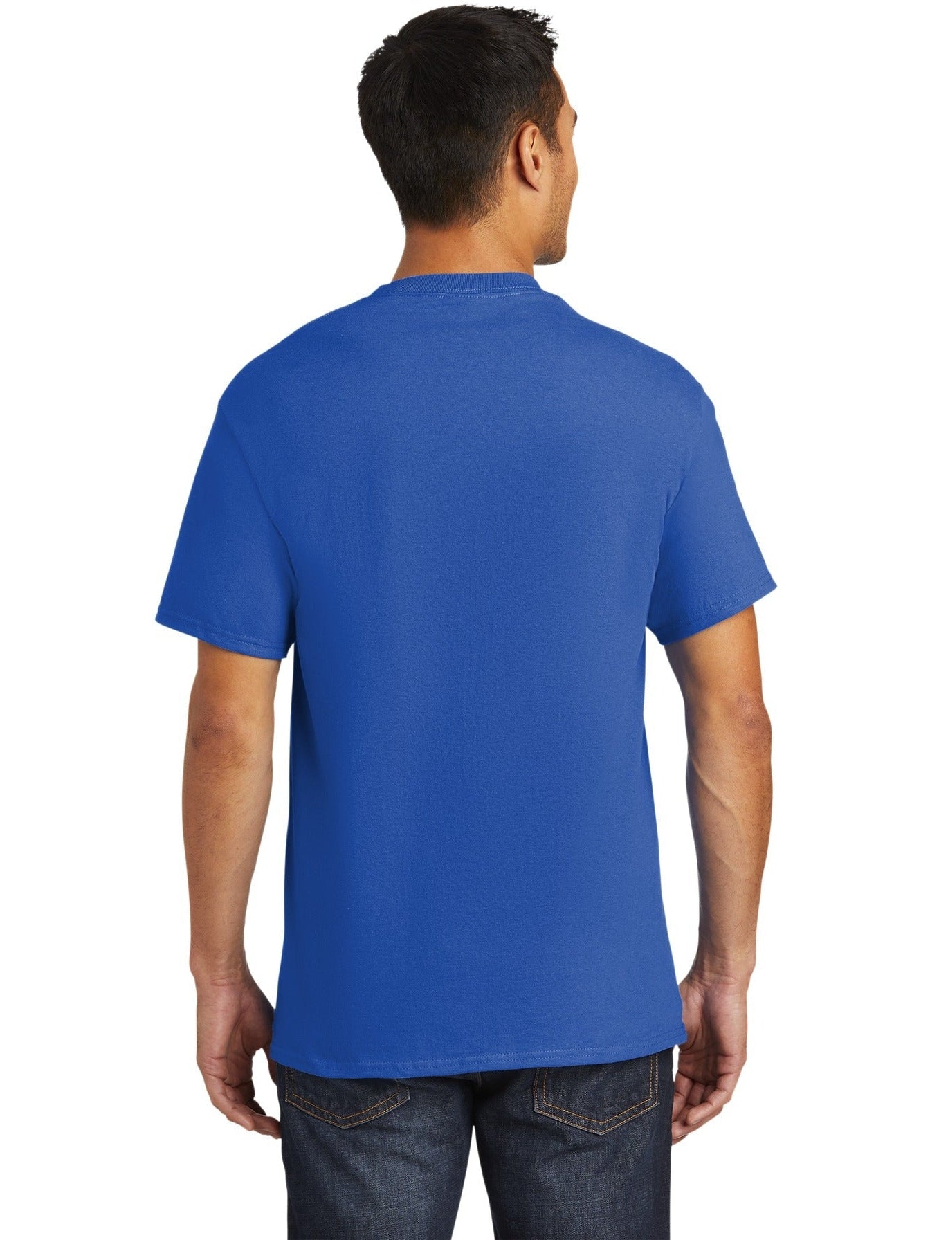 no-logo Port & Company Tall Essential Pocket Tee-Regular-Port & Company-Thread Logic
