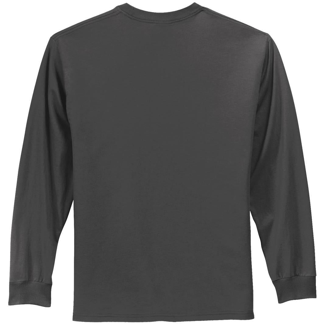 no-logo Port & Company Tall Long Sleeve Essential Tee-Regular-Port & Company-Thread Logic