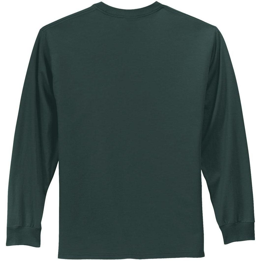 no-logo Port & Company Tall Long Sleeve Essential Tee-Regular-Port & Company-Thread Logic