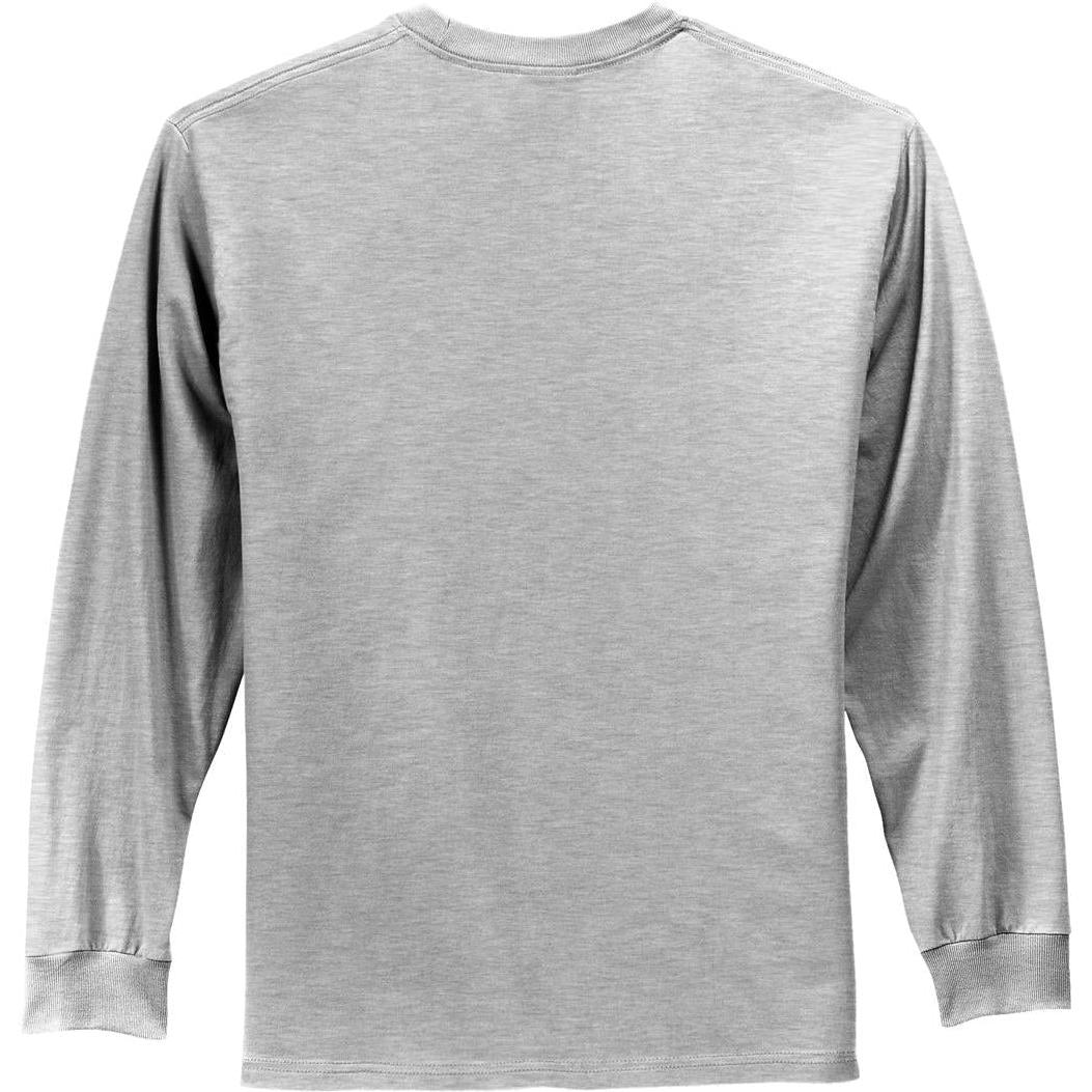 no-logo Port & Company Tall Long Sleeve Essential Tee-Regular-Port & Company-Thread Logic