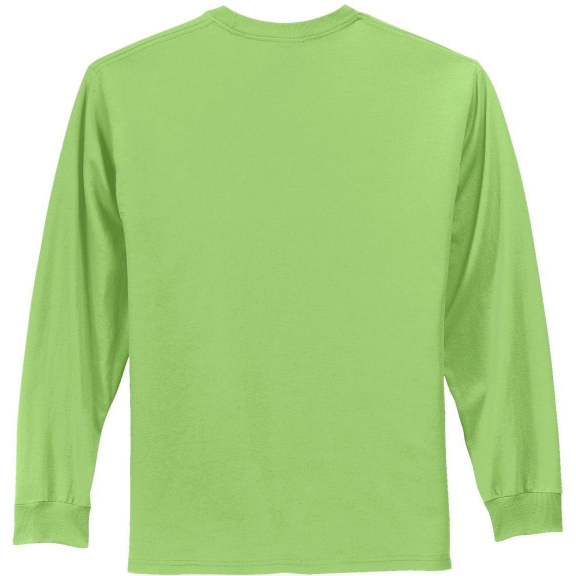 no-logo Port & Company Tall Long Sleeve Essential Tee-Regular-Port & Company-Thread Logic