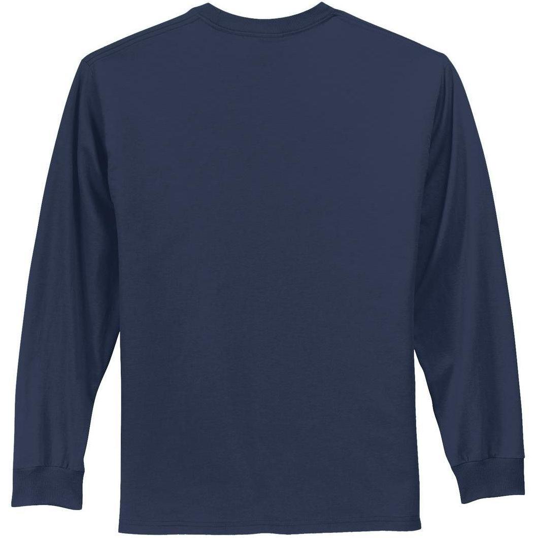 no-logo Port & Company Tall Long Sleeve Essential Tee-Regular-Port & Company-Thread Logic