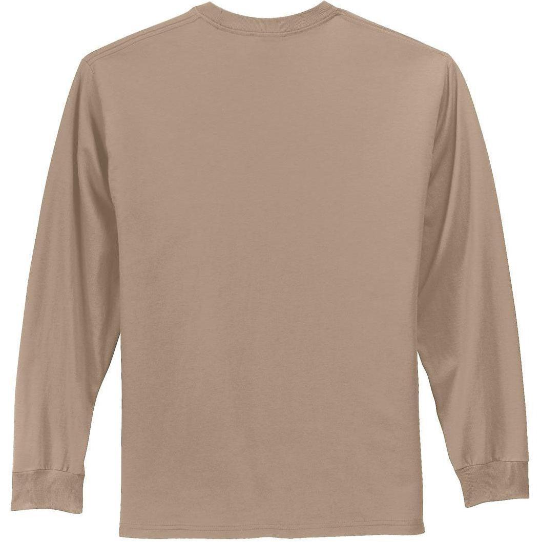 no-logo Port & Company Tall Long Sleeve Essential Tee-Regular-Port & Company-Thread Logic