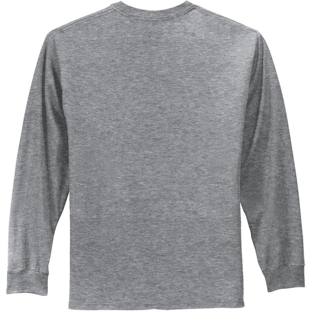 no-logo Port & Company Tall Long Sleeve Essential Tee-Regular-Port & Company-Thread Logic