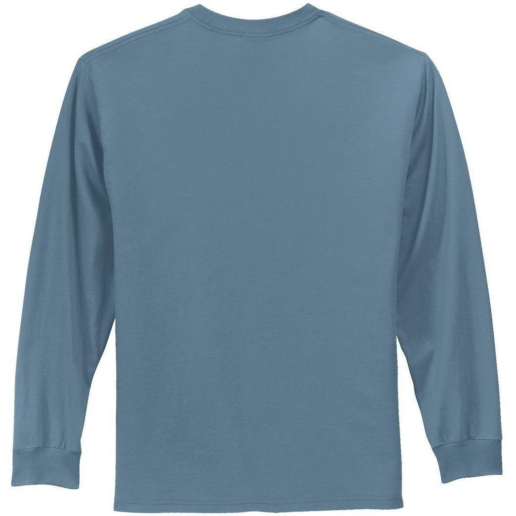 no-logo Port & Company Tall Long Sleeve Essential Tee-Regular-Port & Company-Thread Logic