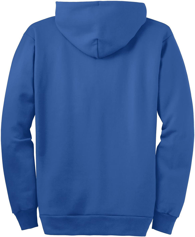 no-logo Port & Company Tall Ultimate Full- Zip Hooded Sweatshirt-Regular-Port & Company-Thread Logic