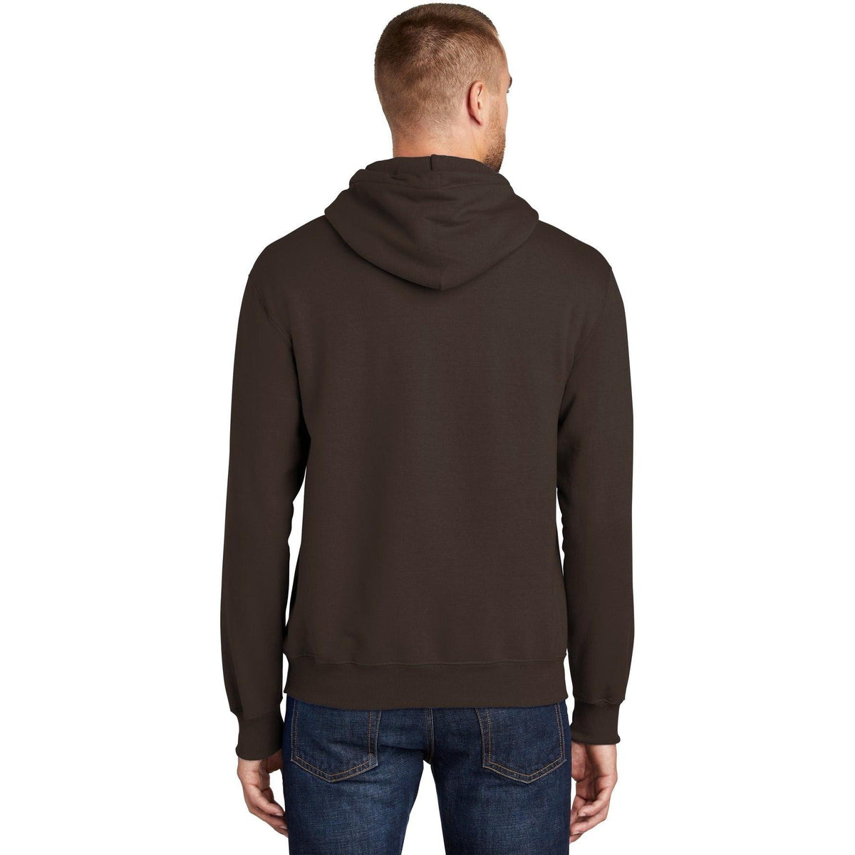 no-logo Port & Company Tall Ultimate Pullover Hooded Sweatshirt-Hoodies-Port & Company-Thread Logic