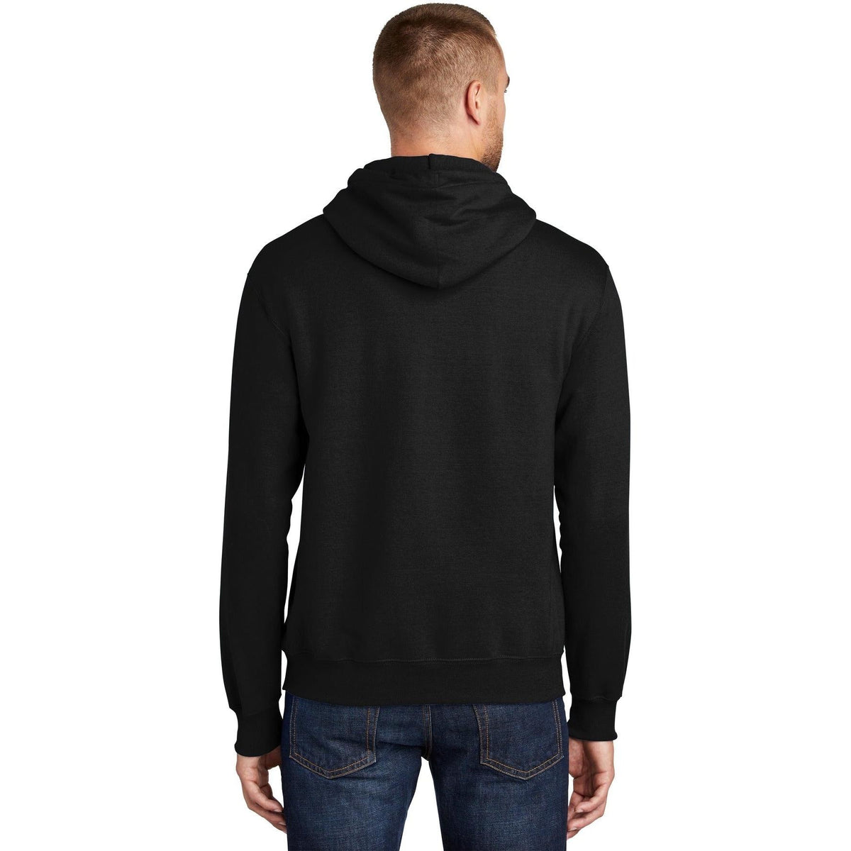 no-logo Port & Company Tall Ultimate Pullover Hooded Sweatshirt-Hoodies-Port & Company-Thread Logic