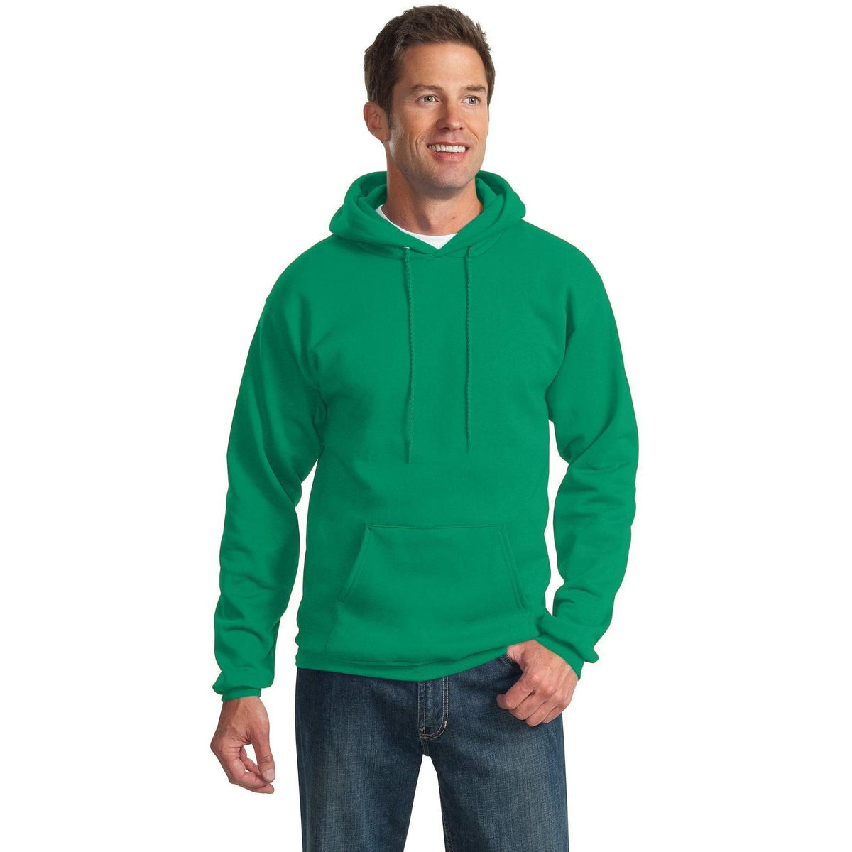 no-logo Port & Company Tall Ultimate Pullover Hooded Sweatshirt-Hoodies-Port & Company-Thread Logic