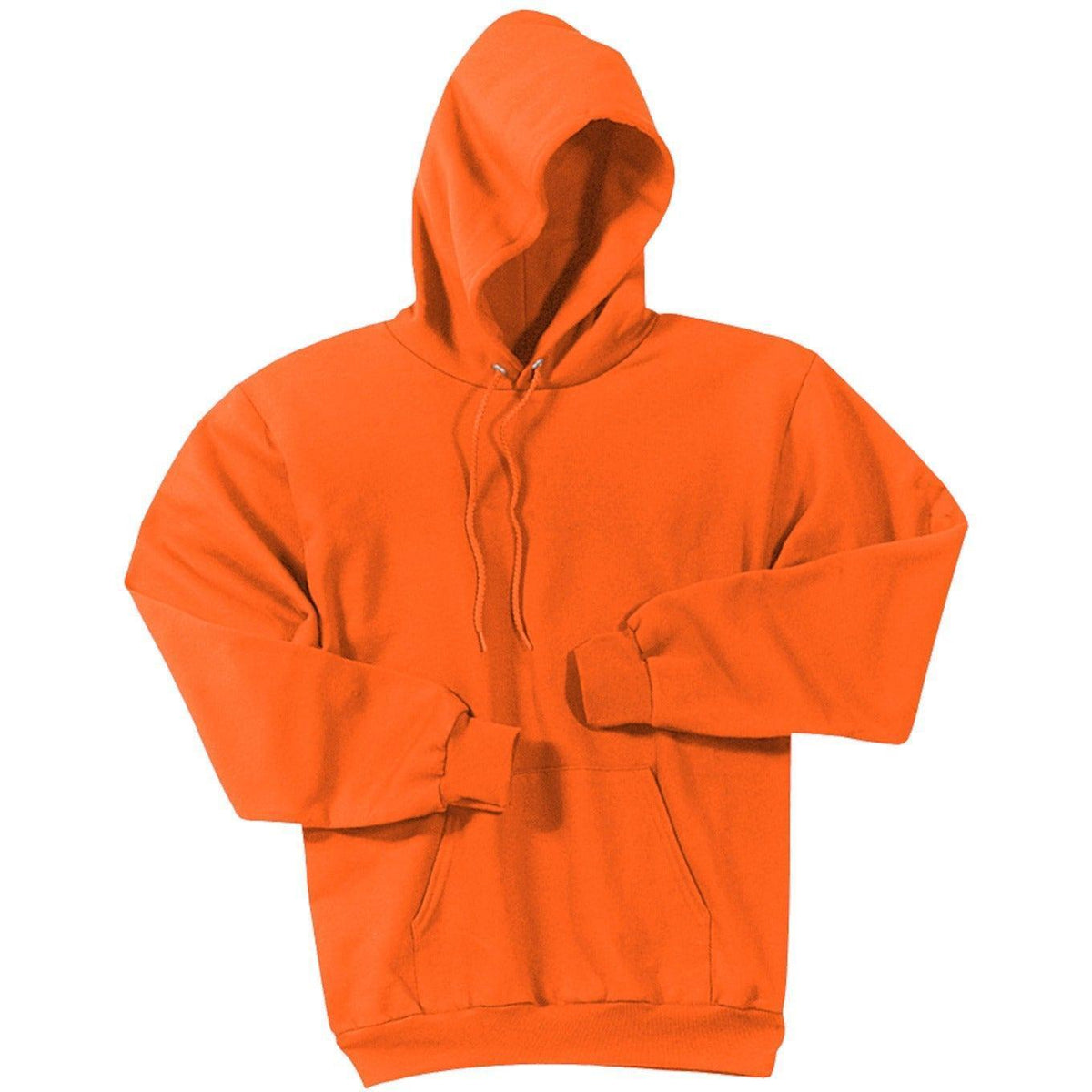 no-logo Port & Company Tall Ultimate Pullover Hooded Sweatshirt-Hoodies-Port & Company-Safety Orange-LT-Thread Logic