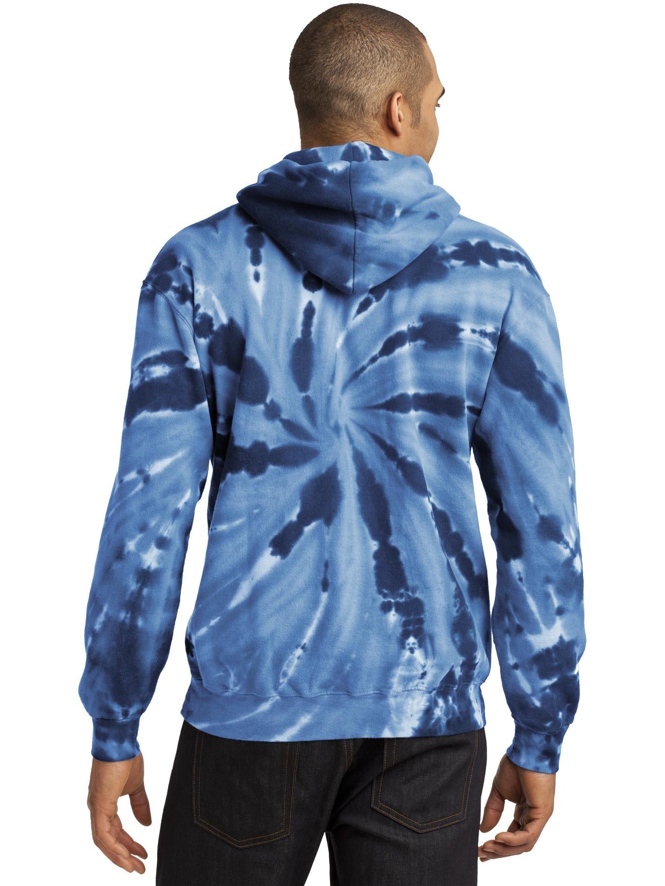 no-logo Port & Company Tie-Dye Pullover Hooded Sweatshirt-Regular-Port & Company-Thread Logic