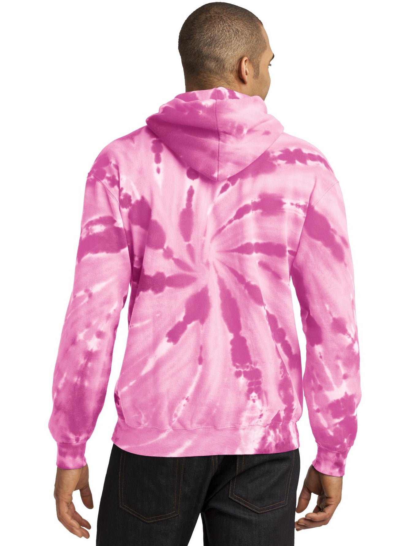 no-logo Port & Company Tie-Dye Pullover Hooded Sweatshirt-Regular-Port & Company-Thread Logic