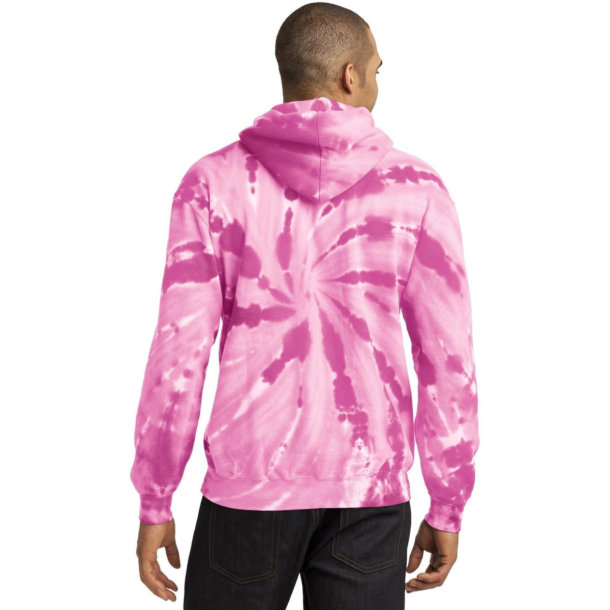 no-logo Port & Company Tie-Dye Pullover Hooded Sweatshirt-Regular-Port & Company-Thread Logic