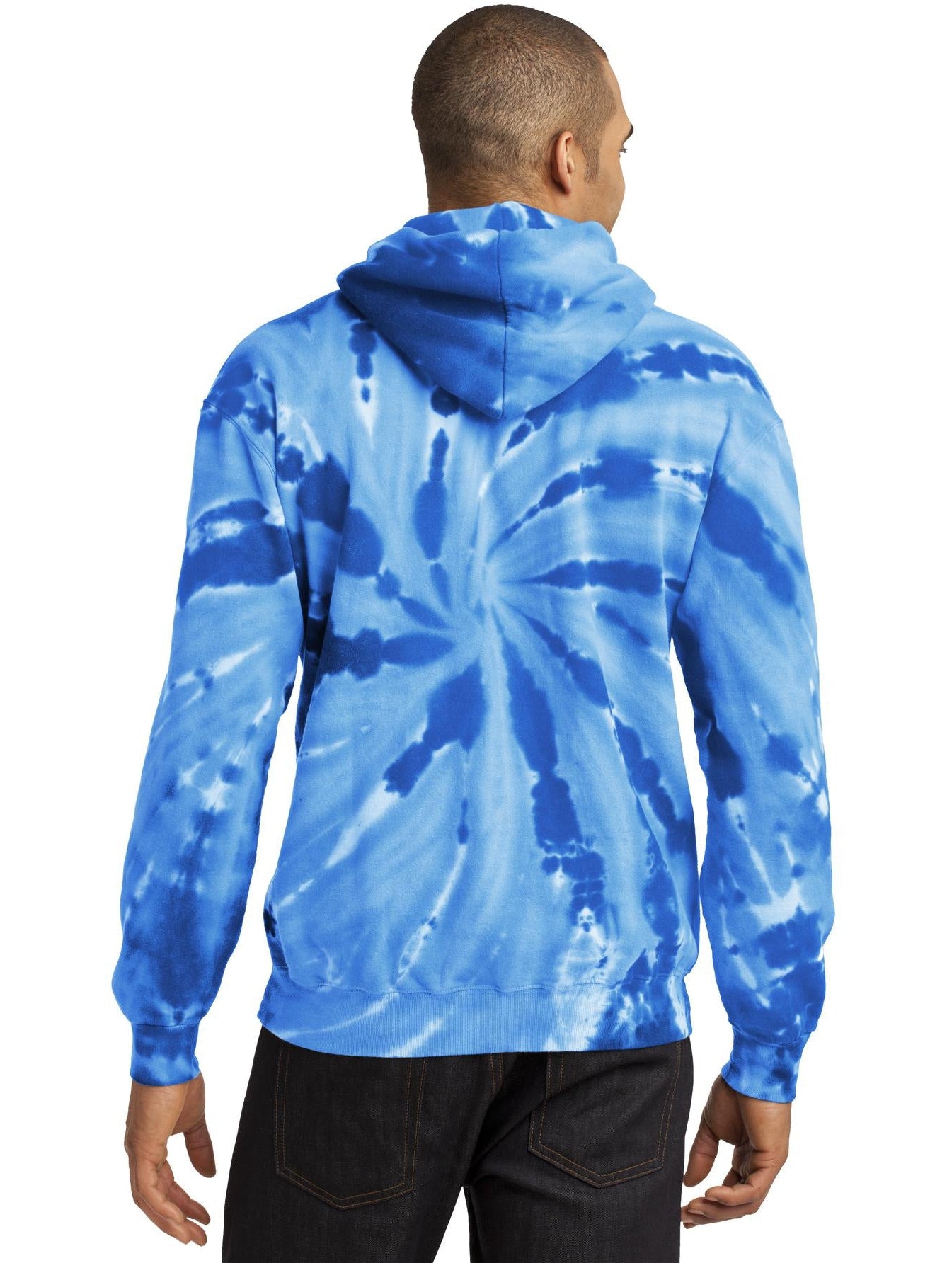 no-logo Port & Company Tie-Dye Pullover Hooded Sweatshirt-Regular-Port & Company-Thread Logic