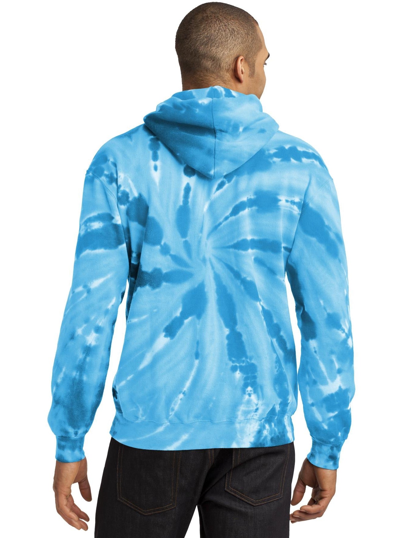 no-logo Port & Company Tie-Dye Pullover Hooded Sweatshirt-Regular-Port & Company-Thread Logic