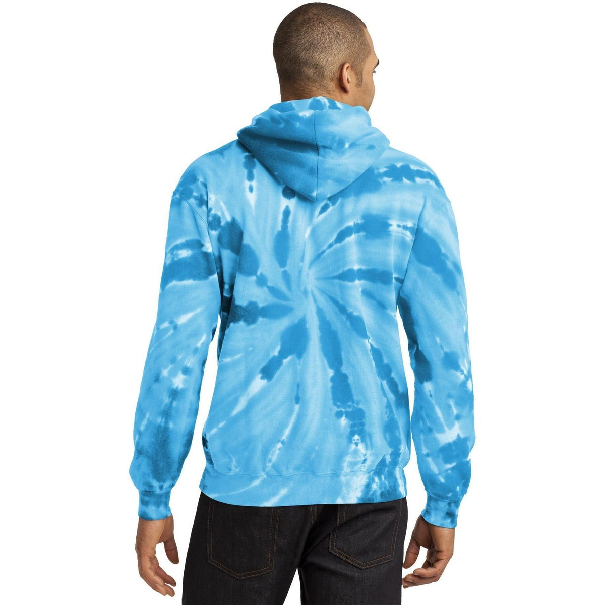 no-logo Port & Company Tie-Dye Pullover Hooded Sweatshirt-Regular-Port & Company-Thread Logic