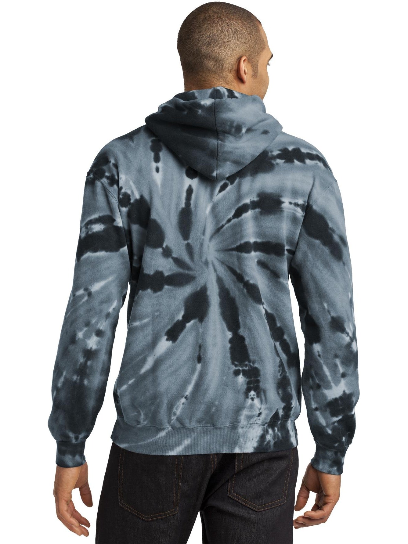 no-logo Port & Company Tie-Dye Pullover Hooded Sweatshirt-Regular-Port & Company-Thread Logic