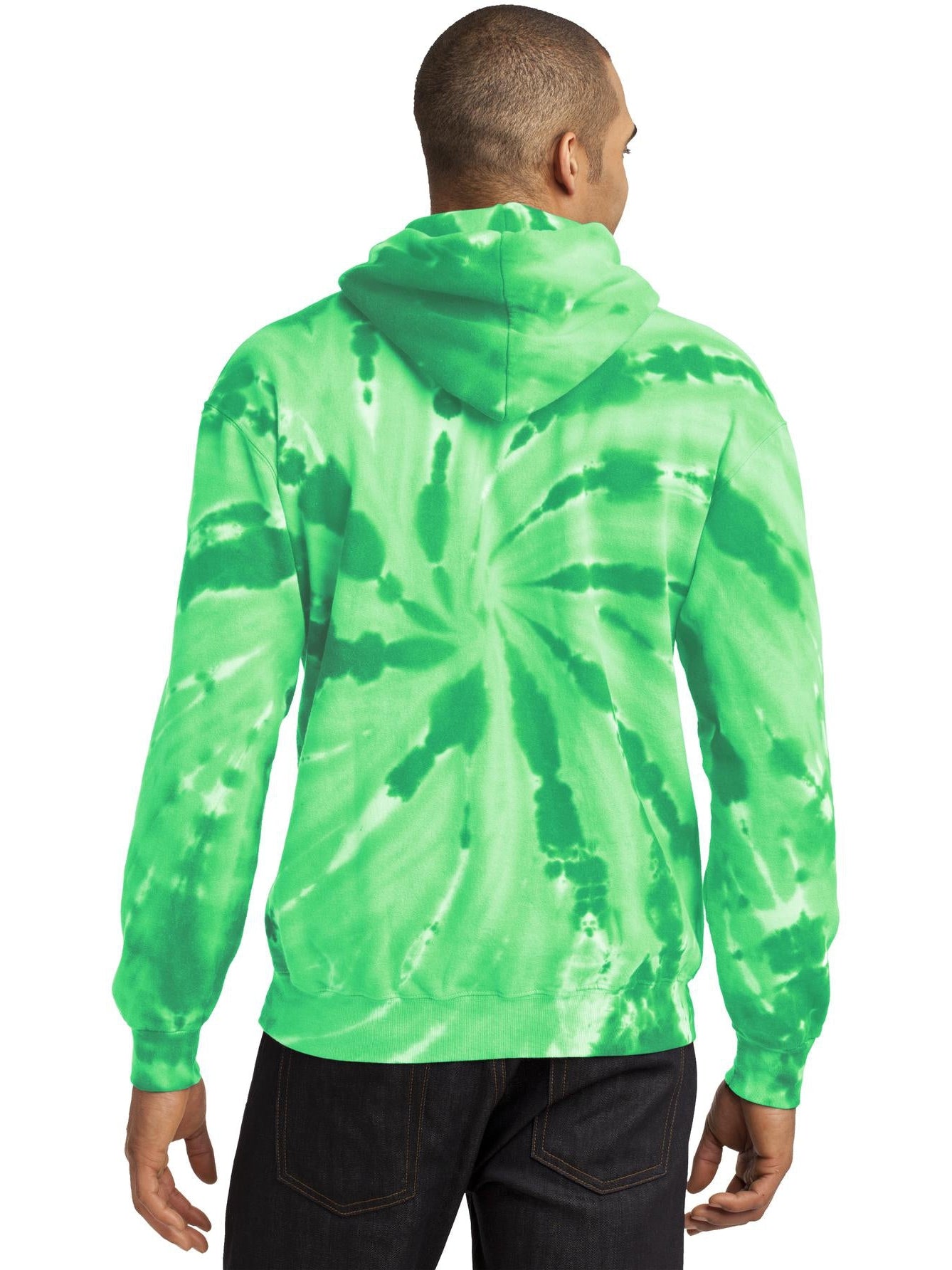 no-logo Port & Company Tie-Dye Pullover Hooded Sweatshirt-Regular-Port & Company-Thread Logic