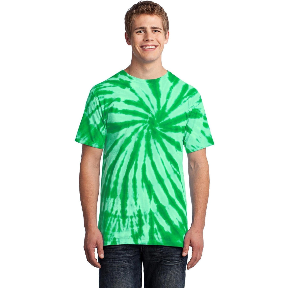 no-logo Port & Company Tie-Dye Tee-Polos-Port & Company-Thread Logic