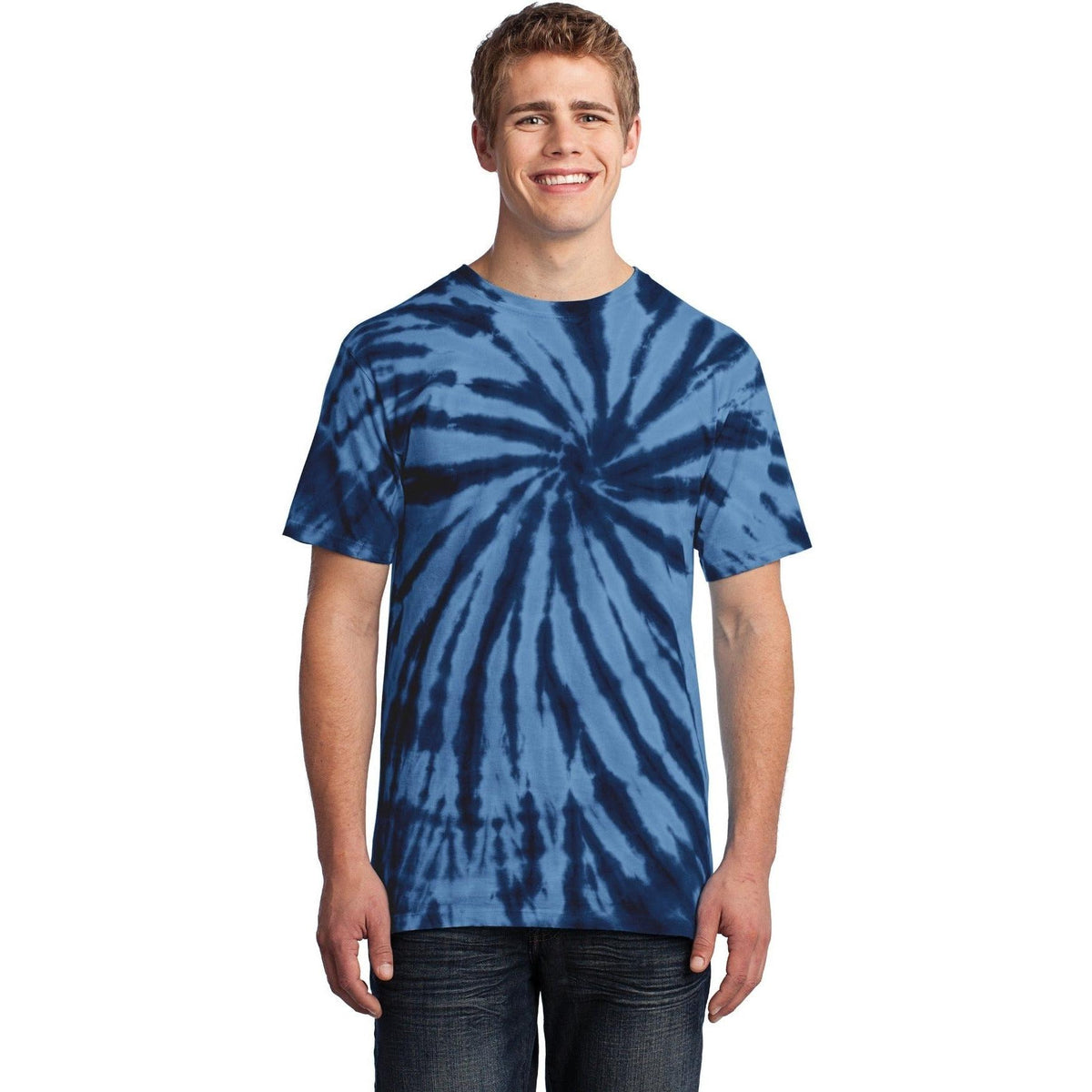 no-logo Port & Company Tie-Dye Tee-Polos-Port & Company-Thread Logic