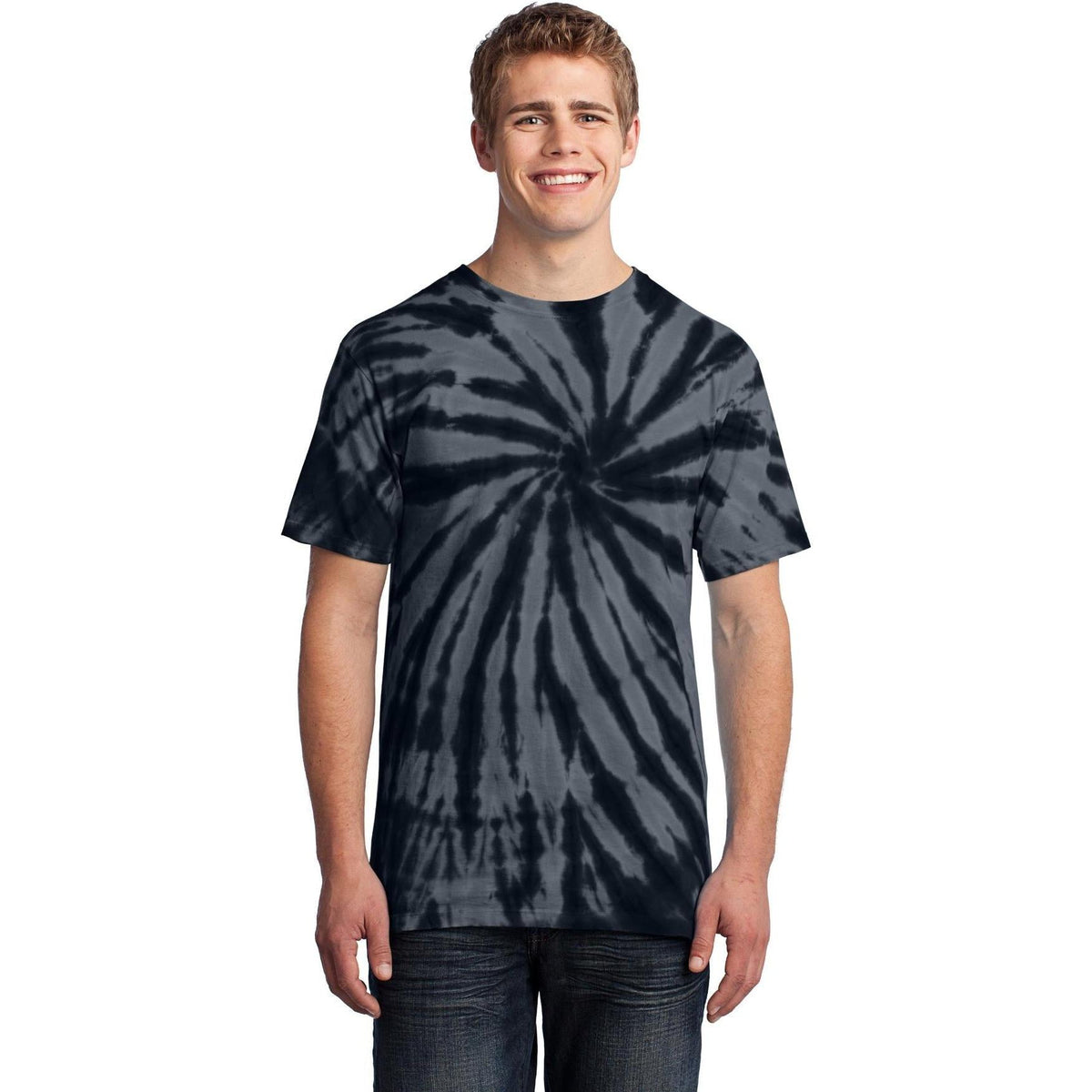 no-logo Port & Company Tie-Dye Tee-Polos-Port & Company-Thread Logic