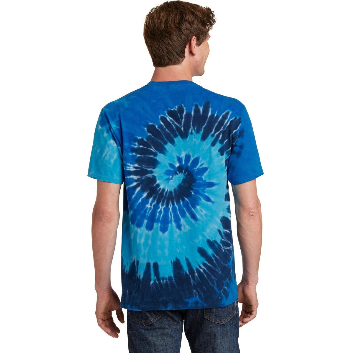 no-logo Port & Company Tie-Dye Tee-Polos-Port & Company-Thread Logic