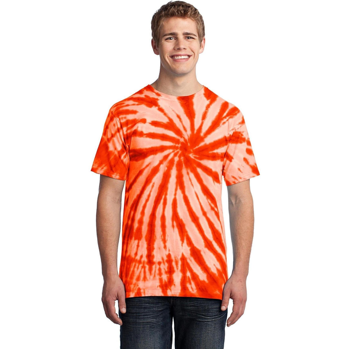 no-logo Port & Company Tie-Dye Tee-Polos-Port & Company-Thread Logic