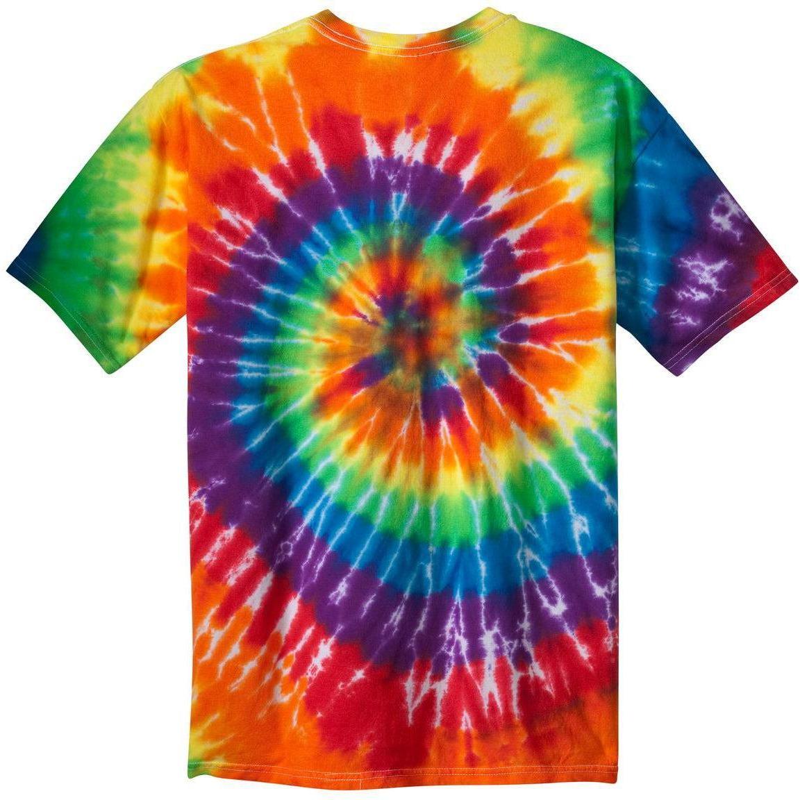 no-logo Port & Company Tie-Dye Tee-Polos-Port & Company-Thread Logic