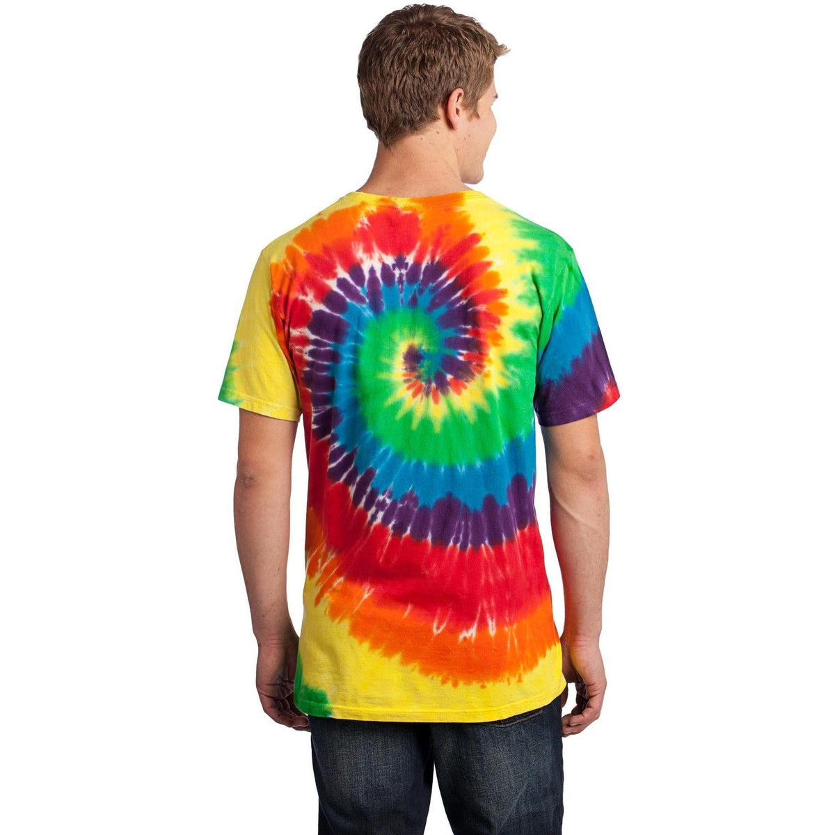no-logo Port & Company Tie-Dye Tee-Polos-Port & Company-Thread Logic