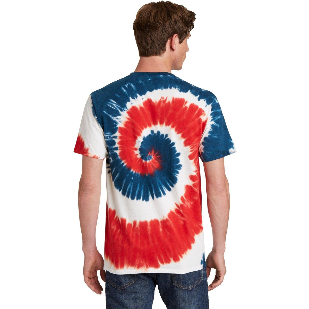no-logo Port & Company Tie-Dye Tee-Polos-Port & Company-Thread Logic
