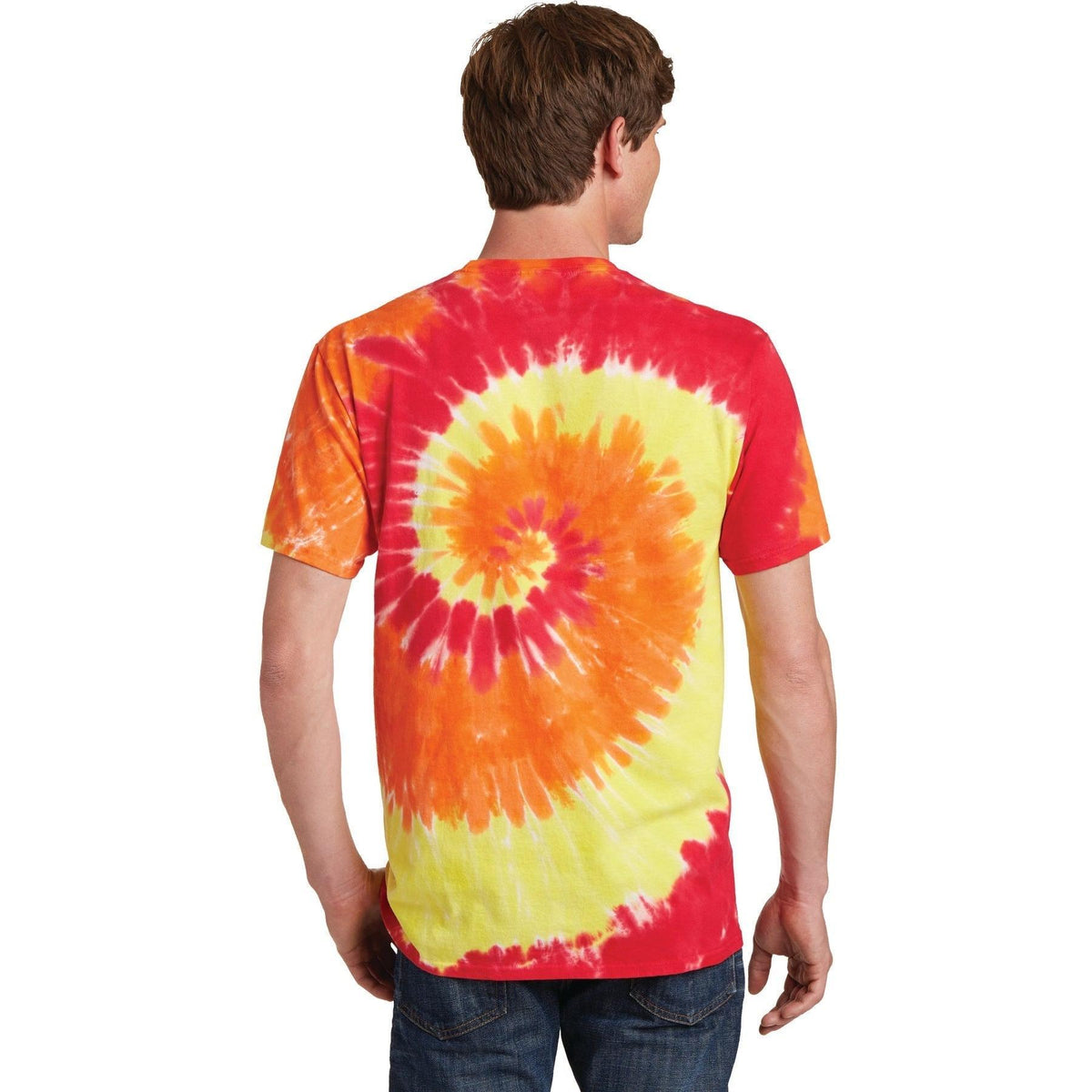 no-logo Port & Company Tie-Dye Tee-Polos-Port & Company-Thread Logic