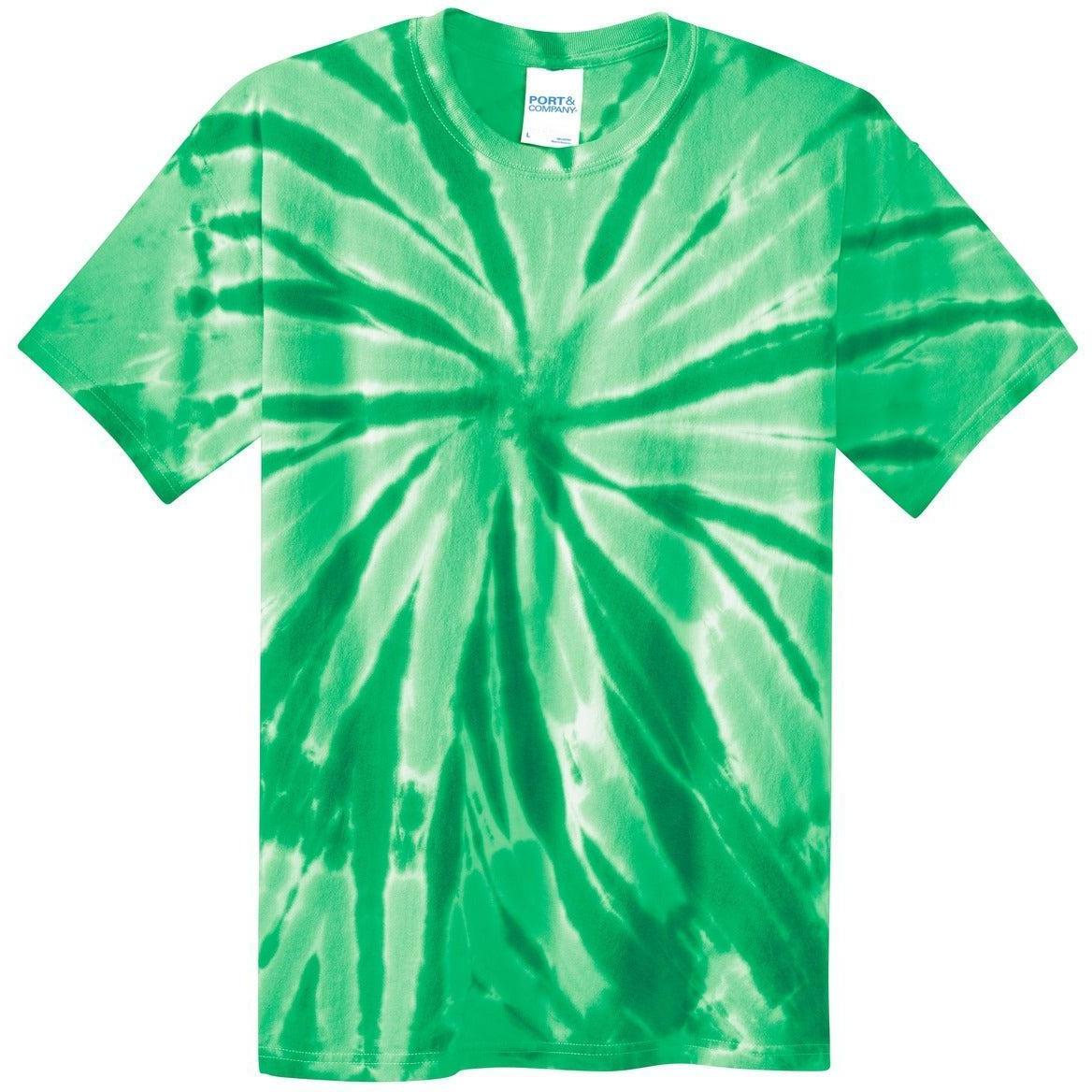 no-logo Port & Company Tie-Dye Tee-Polos-Port & Company-Kelly-S-Thread Logic