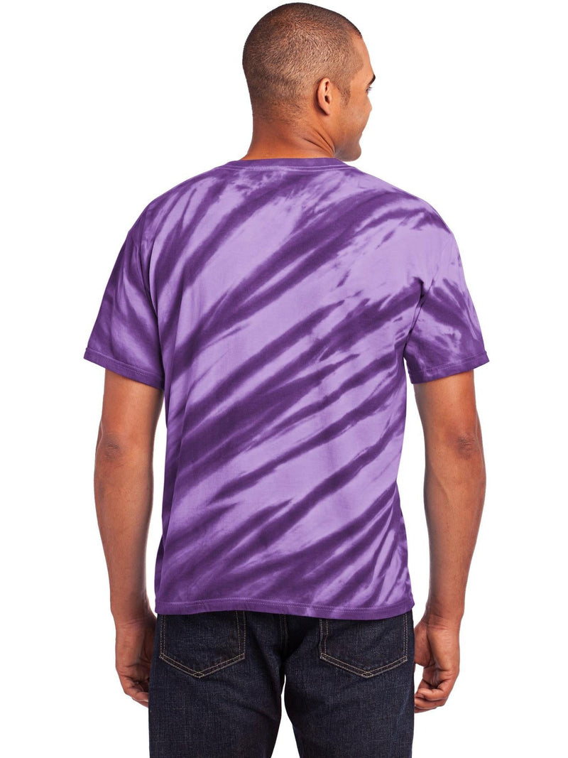 no-logo Port & Company Tiger Stripe Tie-Dye Tee-Regular-Port & Company-Thread Logic