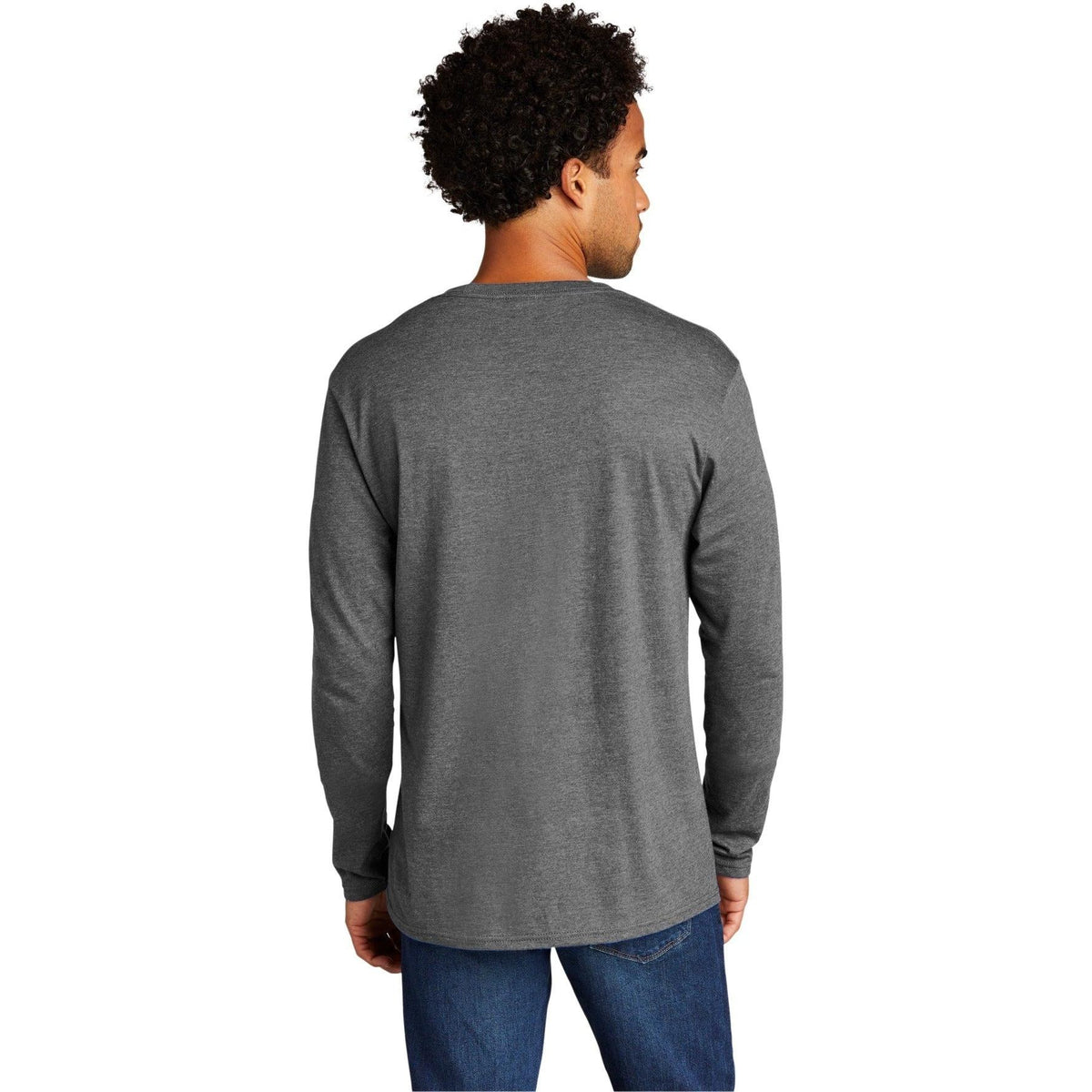 no-logo Port & Company Tri-Blend Long Sleeve Tee-Regular-Port & Company-Thread Logic
