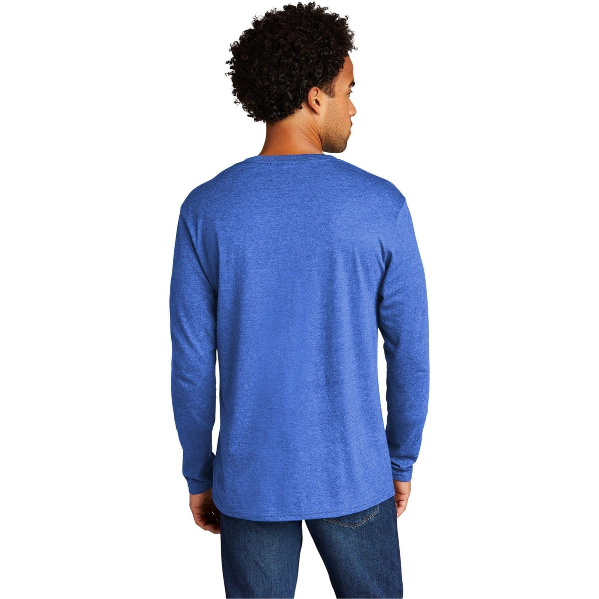 no-logo Port & Company Tri-Blend Long Sleeve Tee-Regular-Port & Company-Thread Logic