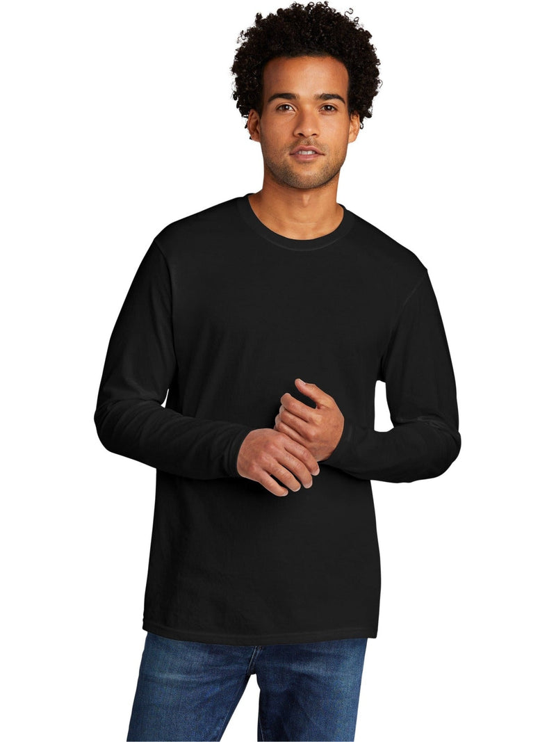 no-logo Port & Company Tri-Blend Long Sleeve Tee-Regular-Port & Company-Thread Logic