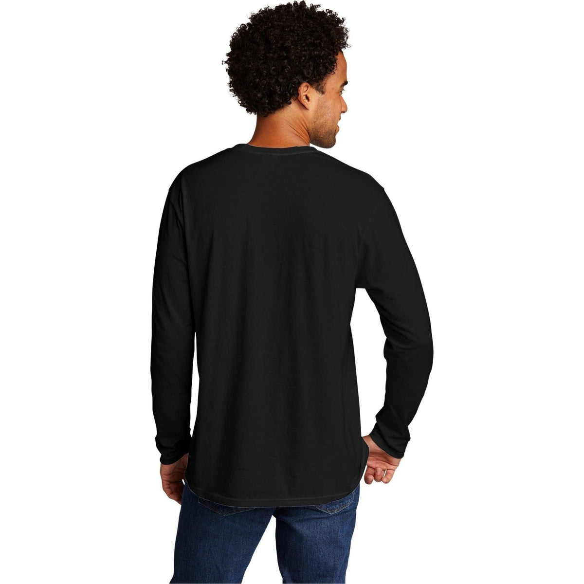 no-logo Port & Company Tri-Blend Long Sleeve Tee-Regular-Port & Company-Thread Logic