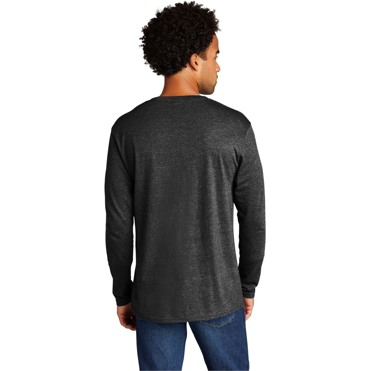 no-logo Port & Company Tri-Blend Long Sleeve Tee-Regular-Port & Company-Thread Logic